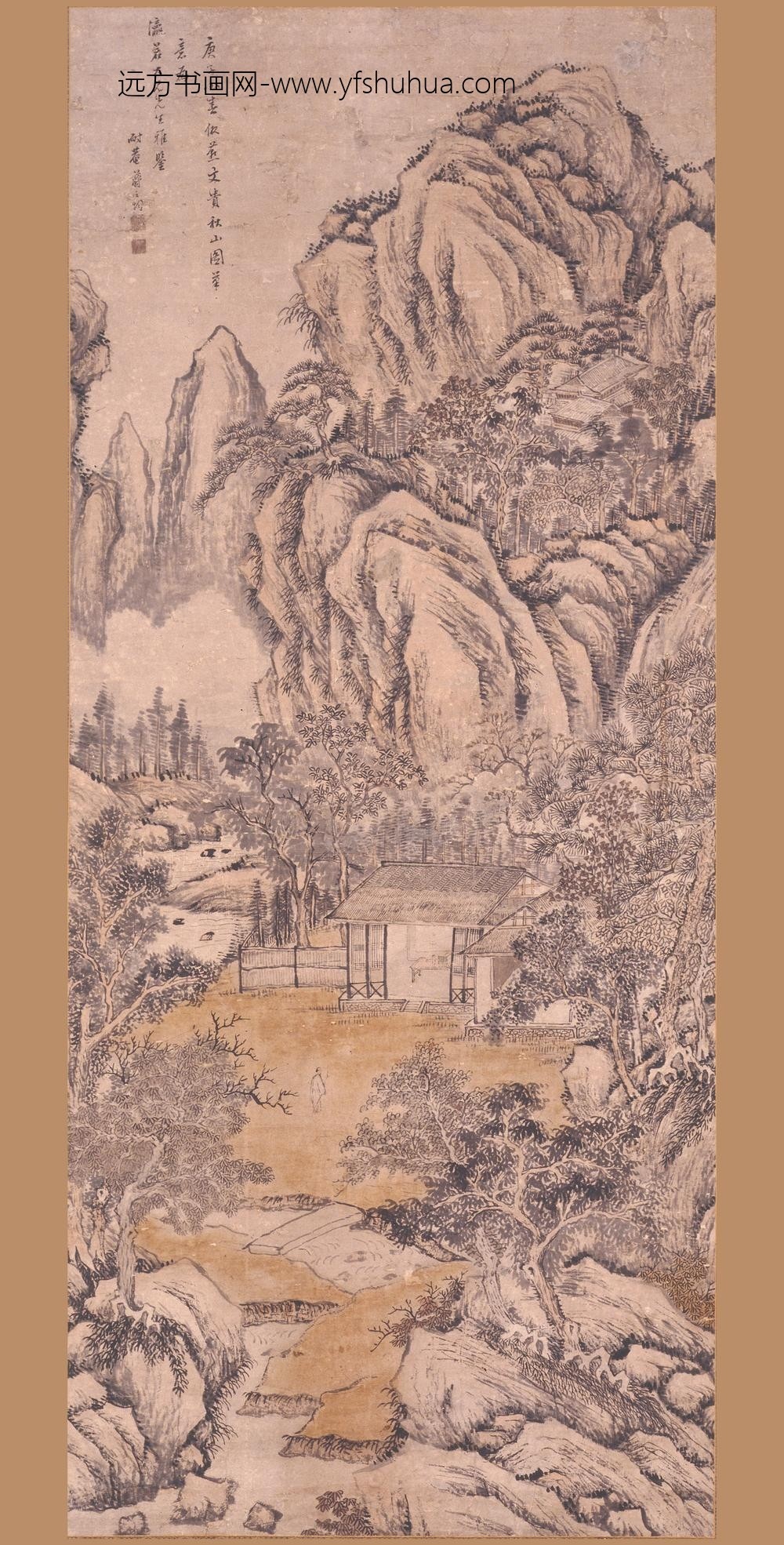 蒋之均_秋山图轴