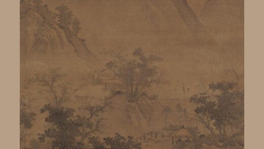 蒋嵩 秋溪曳杖图轴.jpg