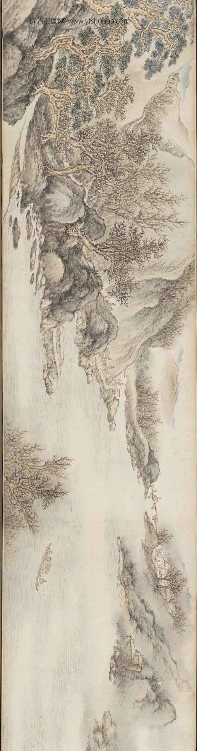 蒋蔼_云山变幻图卷_