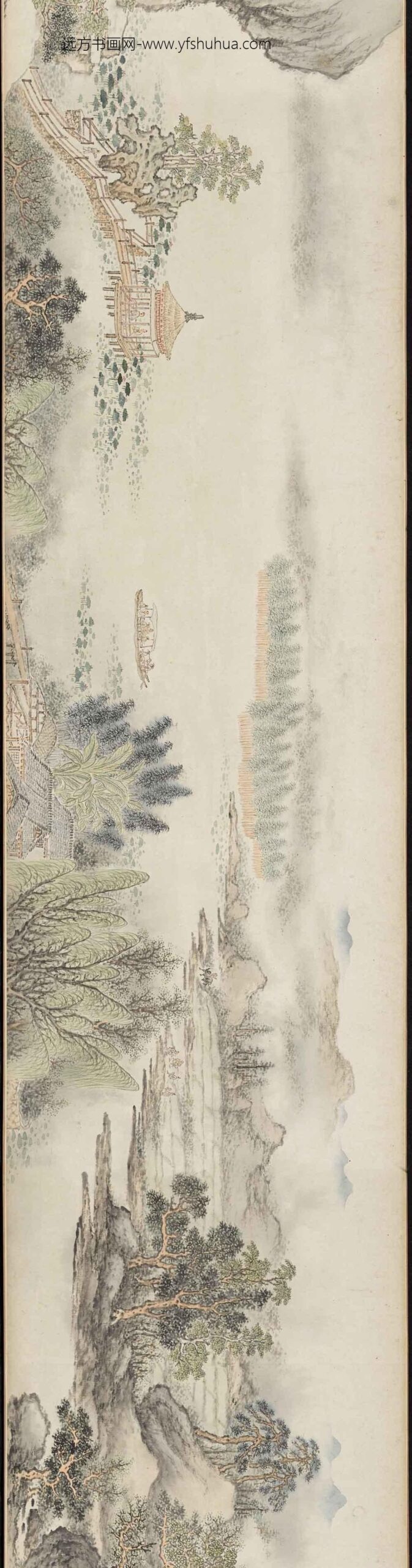 蒋蔼_云山变幻图卷_