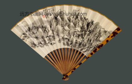 蒲华 童馨德书画成扇.jpg