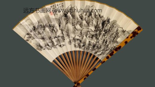 蒲华 童馨德书画成扇.jpg