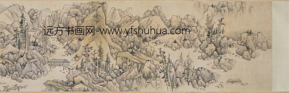 蓝瑛_仿大痴笔意图卷