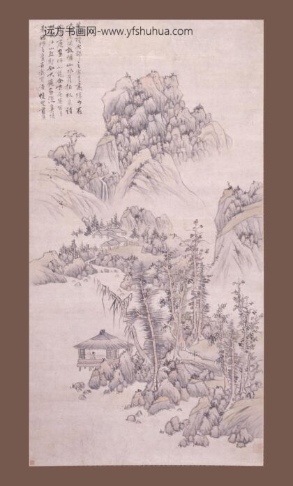 蓝瑛 仿黄公望山水轴.jpg