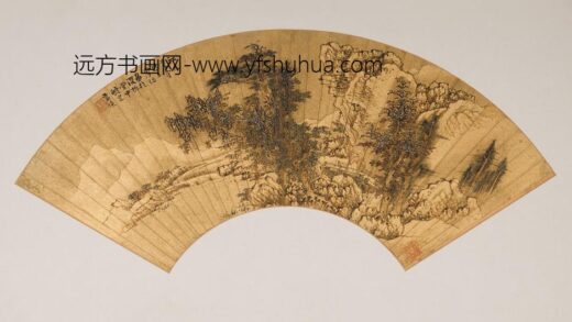 蓝瑛 山水扇册 1.jpg