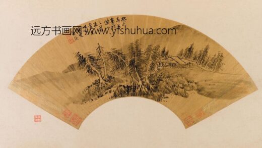 蓝瑛 山水扇册 2.jpg