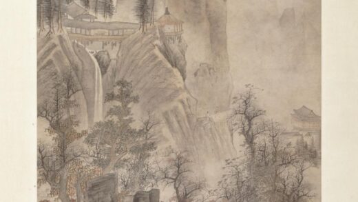 蓝瑛 秋山红树图轴.jpg