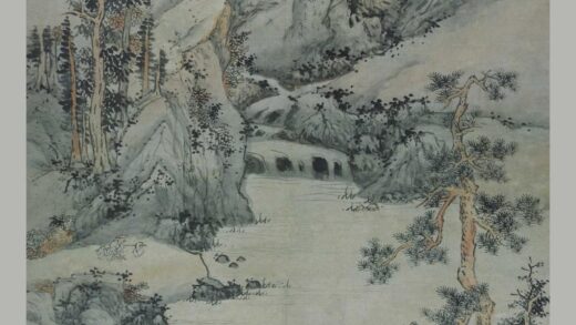 蓝瑛 秋涉图轴.jpg