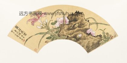 蓝瑛 花鸟扇册.jpg