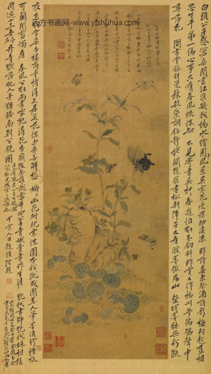 蔡含 金玥秋蓼蛱蝶图轴.jpg