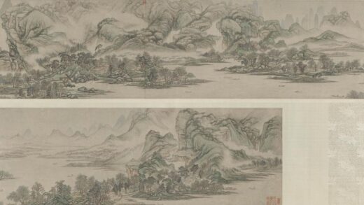 蔡嘉 春江叠嶂图卷.jpg