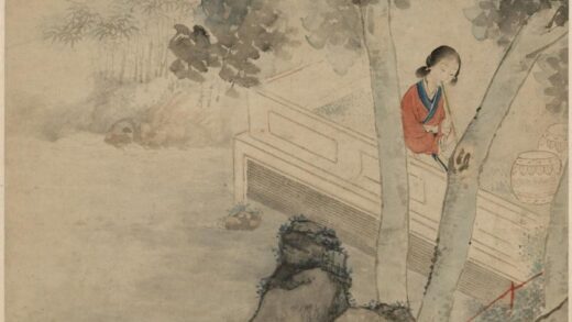 费丹旭 吹萧图轴.jpg