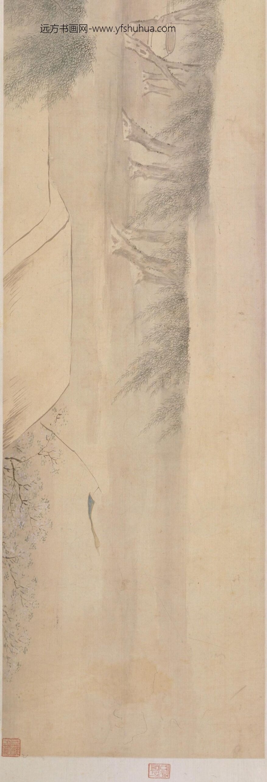 费丹旭_归牧图卷_