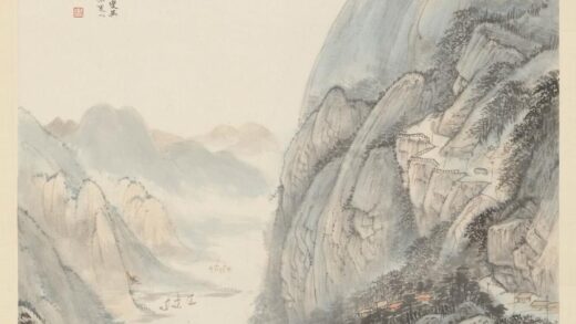 贺天健 梅山水库图轴.jpg