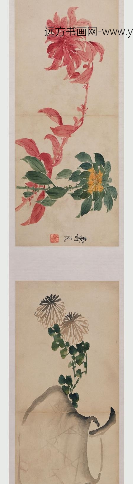 边寿民_花卉卷_