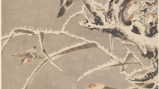 达真 雪江寒鹭图轴.jpg