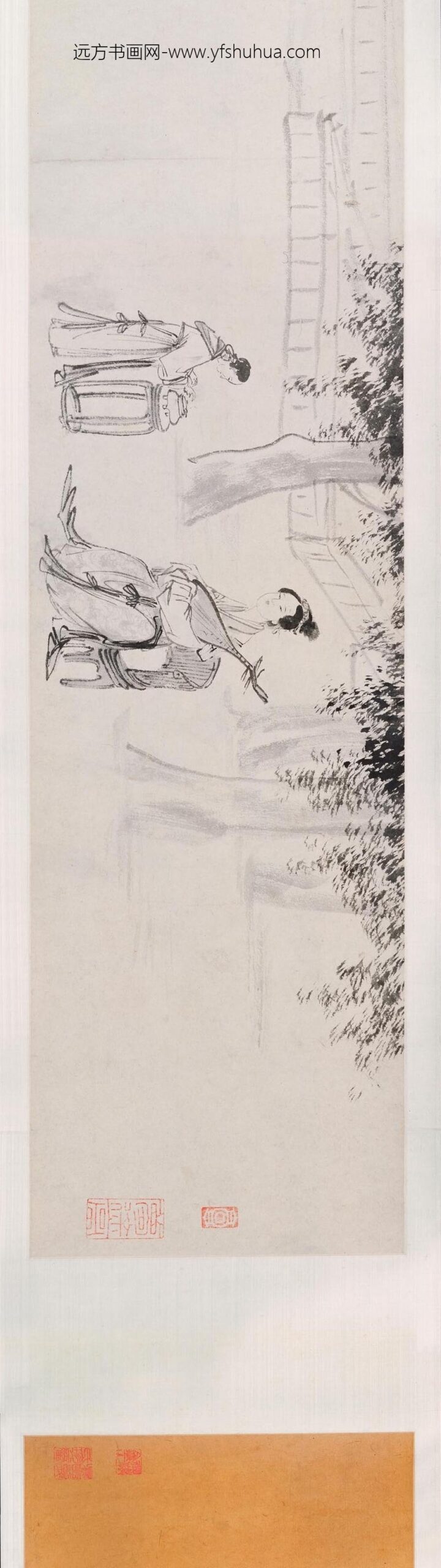 郭诩_人物仕女图卷_