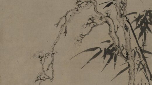 金俊明 归庄陈薖梅兰竹图轴.jpg