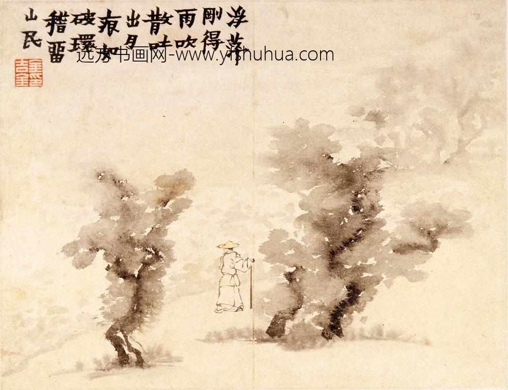 金农_人物花卉册_