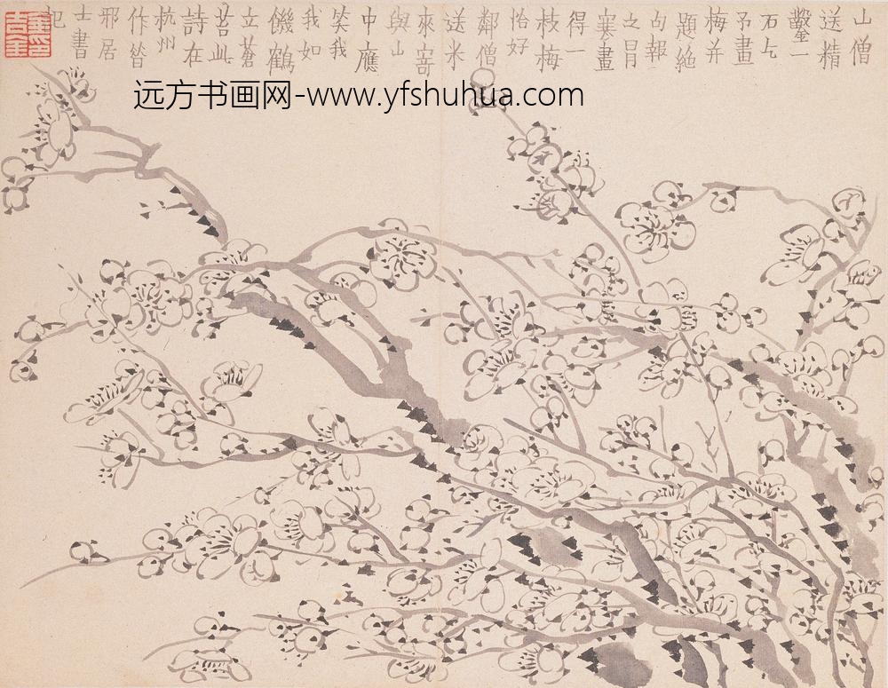 金农_墨梅图册_