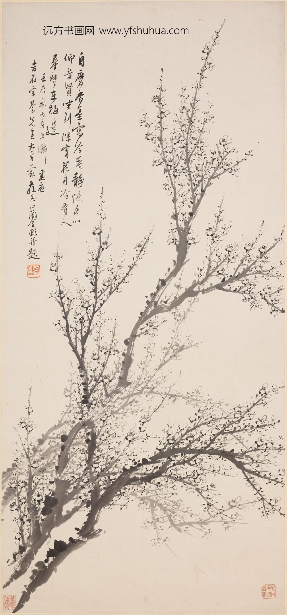 金农_墨梅图轴-