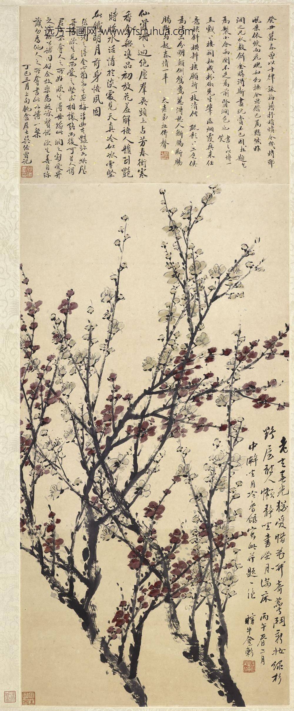 金农_梅花图轴-