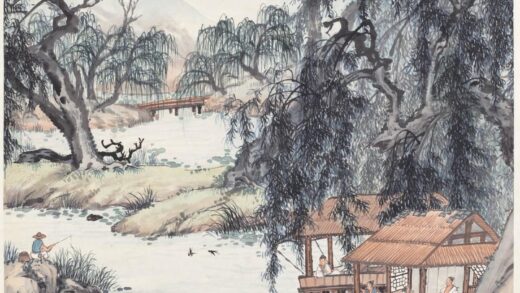 金城 湖庄消夏图轴.jpg