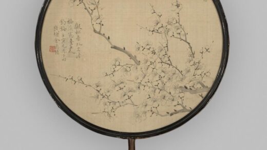 金德枢 墨梅团扇.jpg