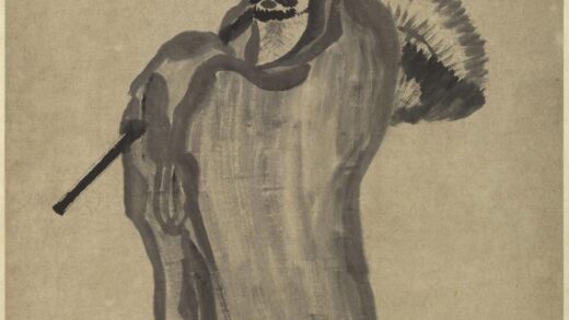 闵贞 达摩像图轴.jpg