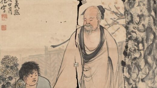 陆乾（陆伯龙） 陶令赏菊图轴.jpg