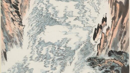 陆俨少 勇立潮头图轴.jpg