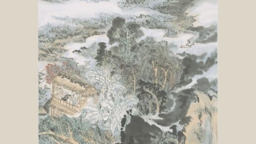 陆俨少 李杜论文图轴.jpg