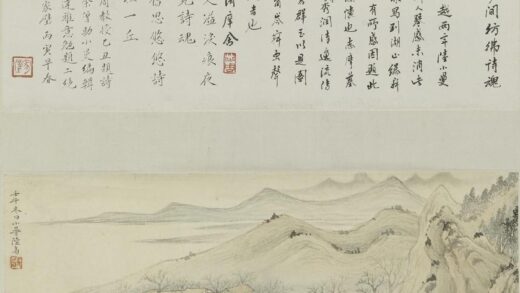 陆小曼 东山骑归图轴.jpg