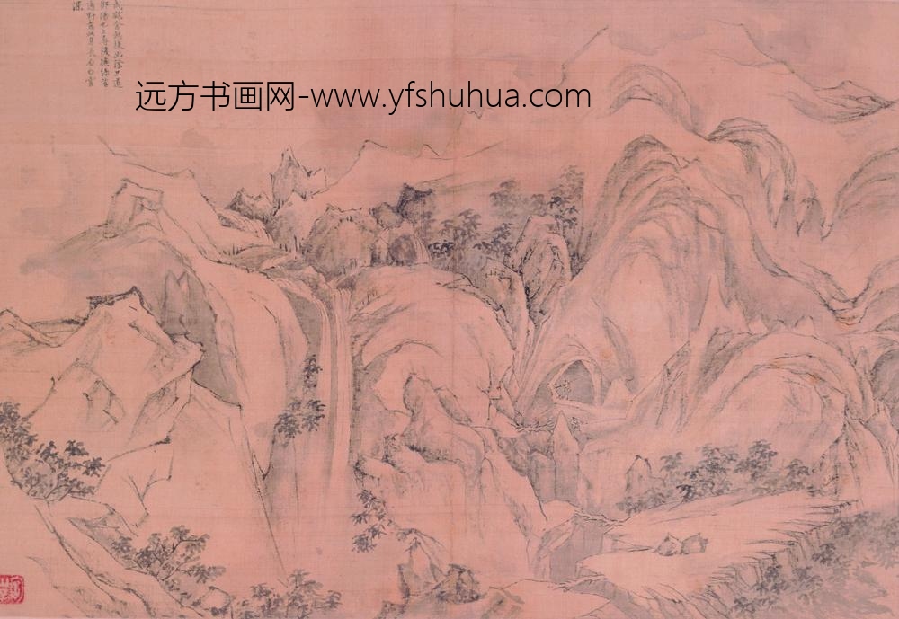 陆治_临王履华山图册_