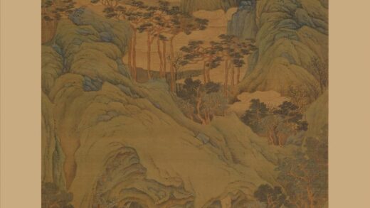 陆治 云山听泉图轴.jpg