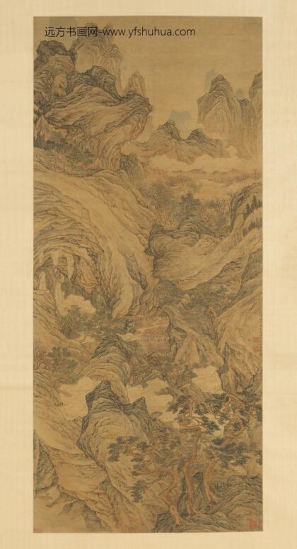 陆治 桃源图轴.jpg