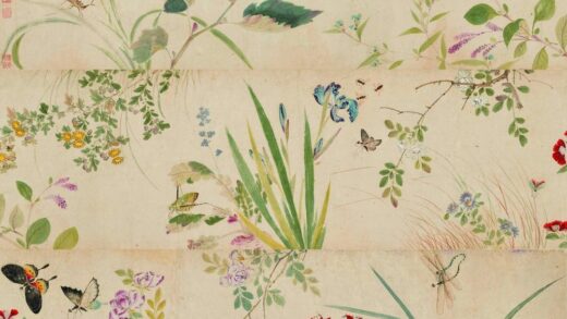 陆治 花蝶草虫卷.jpg