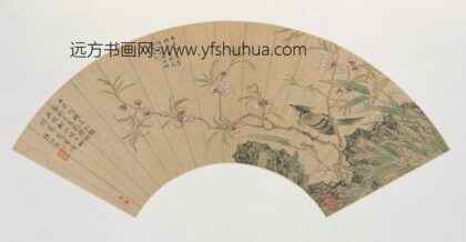 陆治 花鸟扇册.jpg