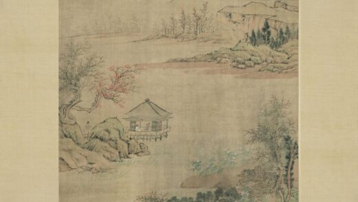 陆治 草阁枫林图轴.jpg