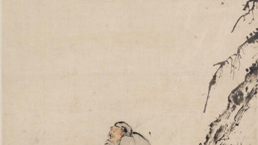 陈伯陶（陈九龙） 驴背闲吟图轴.jpg