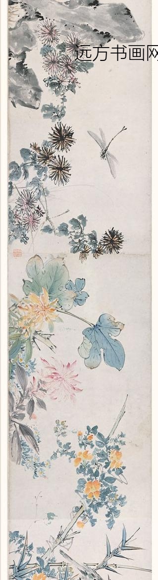 陈嘉言_花卉鸟兽图卷_