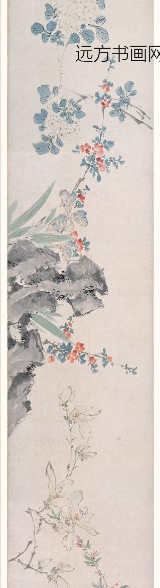 陈嘉言_花卉鸟兽图卷_