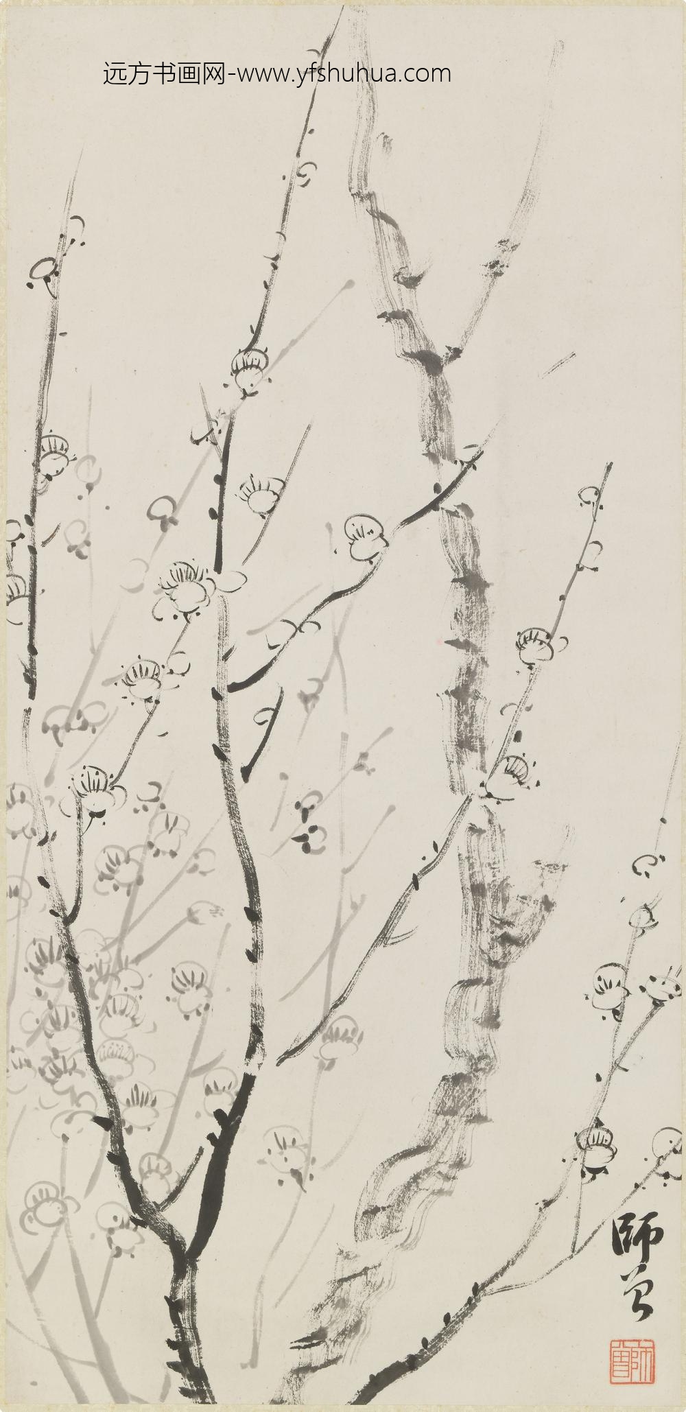 陈师曾(衡恪)_墨梅图轴