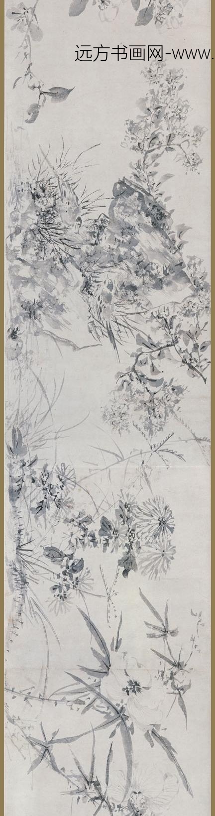 陈栝（括）_墨花卷_