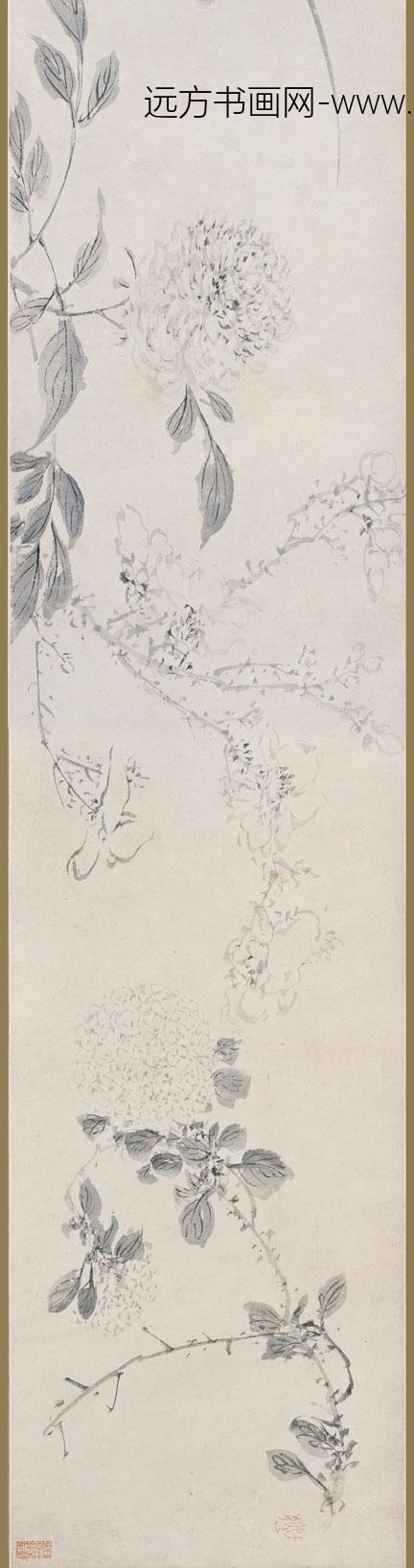 陈栝（括）_墨花卷_