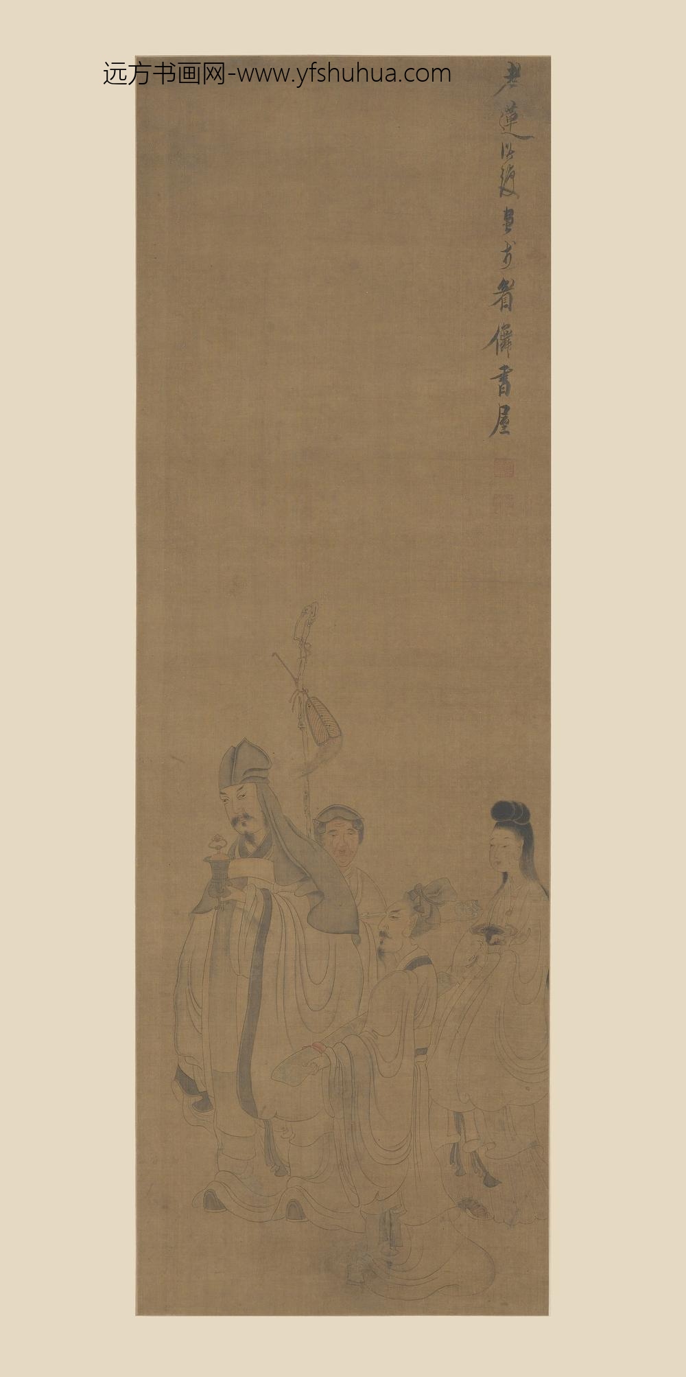 陈洪绶_人物图轴