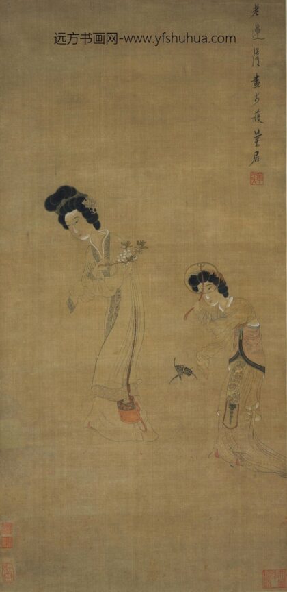 陈洪绶 扑蝶仕女图轴.jpg