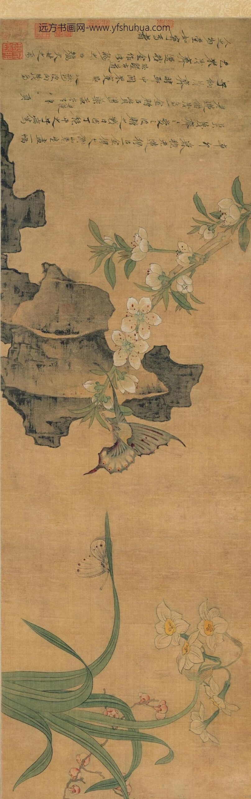 陈洪绶_春风蛱蝶图卷_