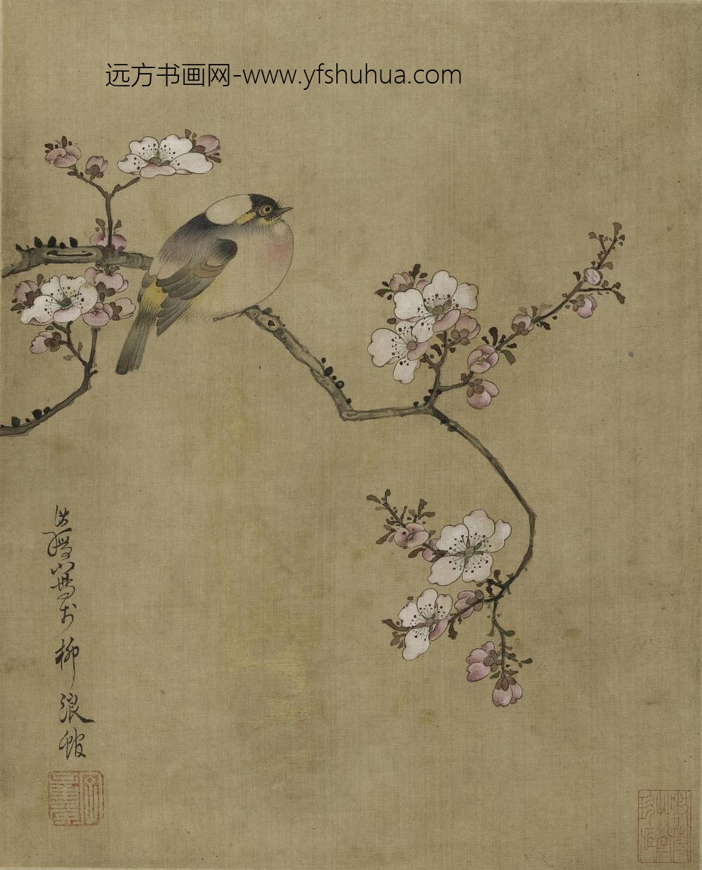 陈洪绶_花鸟草虫册_