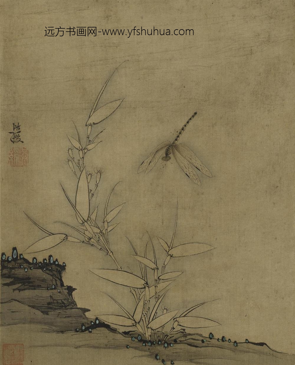 陈洪绶_花鸟草虫册_